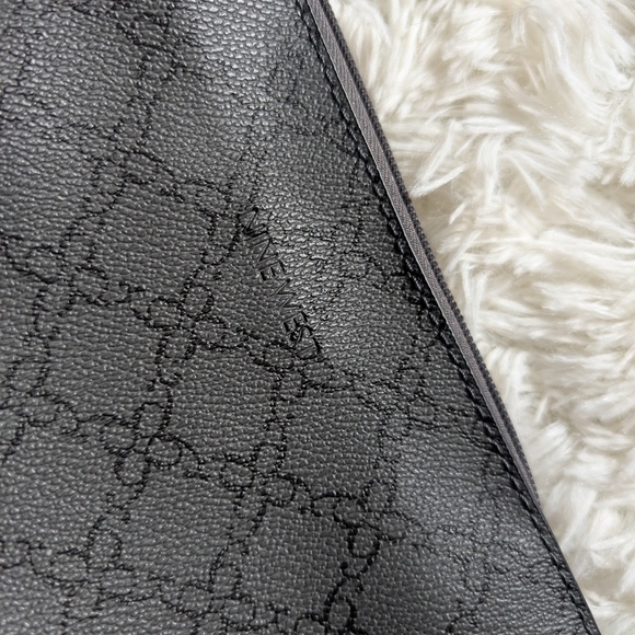 Set Nine West Jordi Trap Shoulder Tote Bag and Crossbody Black - Picture 6 of 11